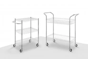 Chrome trolleys
