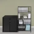 Black wire shelving
