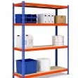 C-Max 200 Shelving Unit in white - chipboard