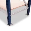 Picking 500 Shelving Unit in blue and grey with chipboard Picking 500 Shelving Unit in blue and grey with chipboard