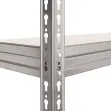 C-Plus 400 Shelving Unit - galvanised with melamine