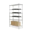 Chrome wine racks