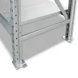 Galvanised Picking 500 Shelving Unit with metal panels Galvanised Picking 500 Shelving Unit with metal panels