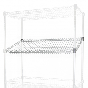 Chrome display shelf